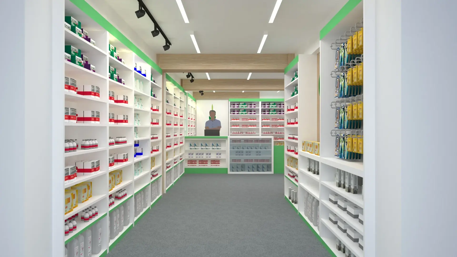 ZiWaKa Pharmacy product display